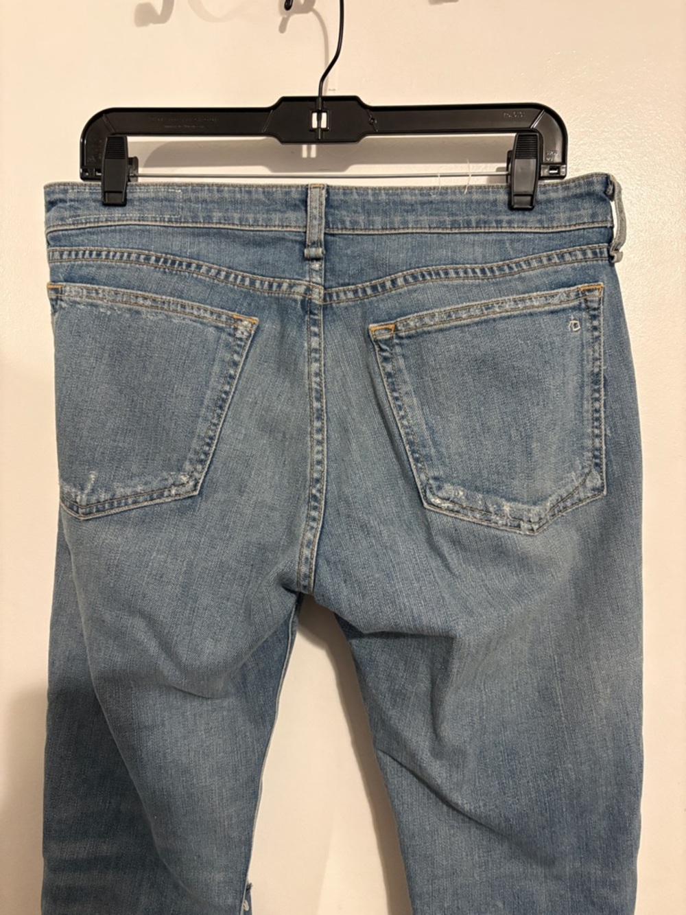 Rag & Bone Distressed Dre Low Rise Ankle Slim Boyfriend Jeans 27 - Picture 4 of 9
